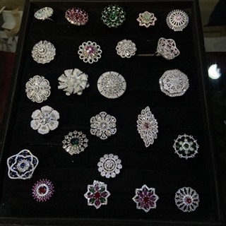 jewellery image in black background