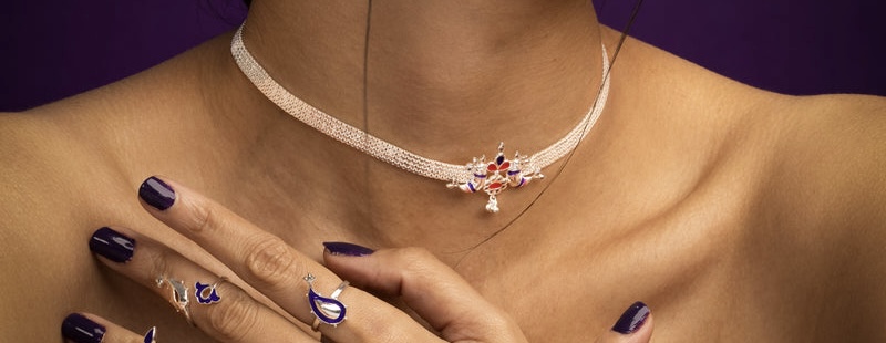 girl with pendant